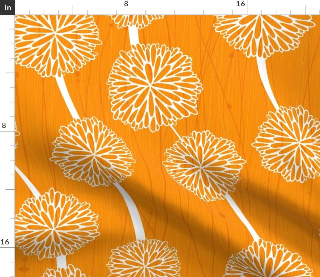 Pom Poms - Small Orange  by Friztin