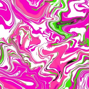 Pink and Green Marble
