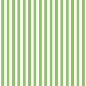 apple green vertical stripes .25"