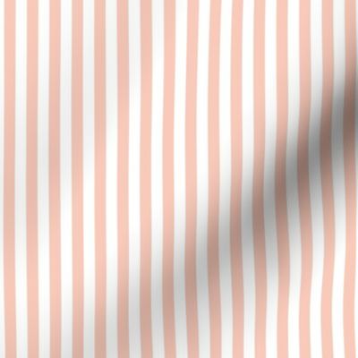 blush vertical stripes .25"