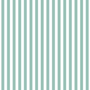 faded teal vertical stripes .25"