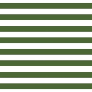 hunter green stripes 1/2"