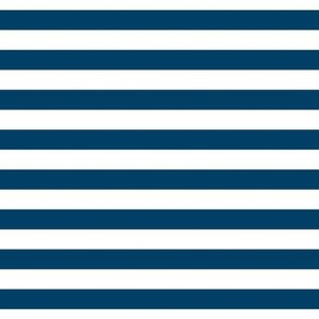 navy blue stripes 1/2"