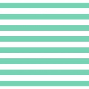 sea foam green stripes 1/2"