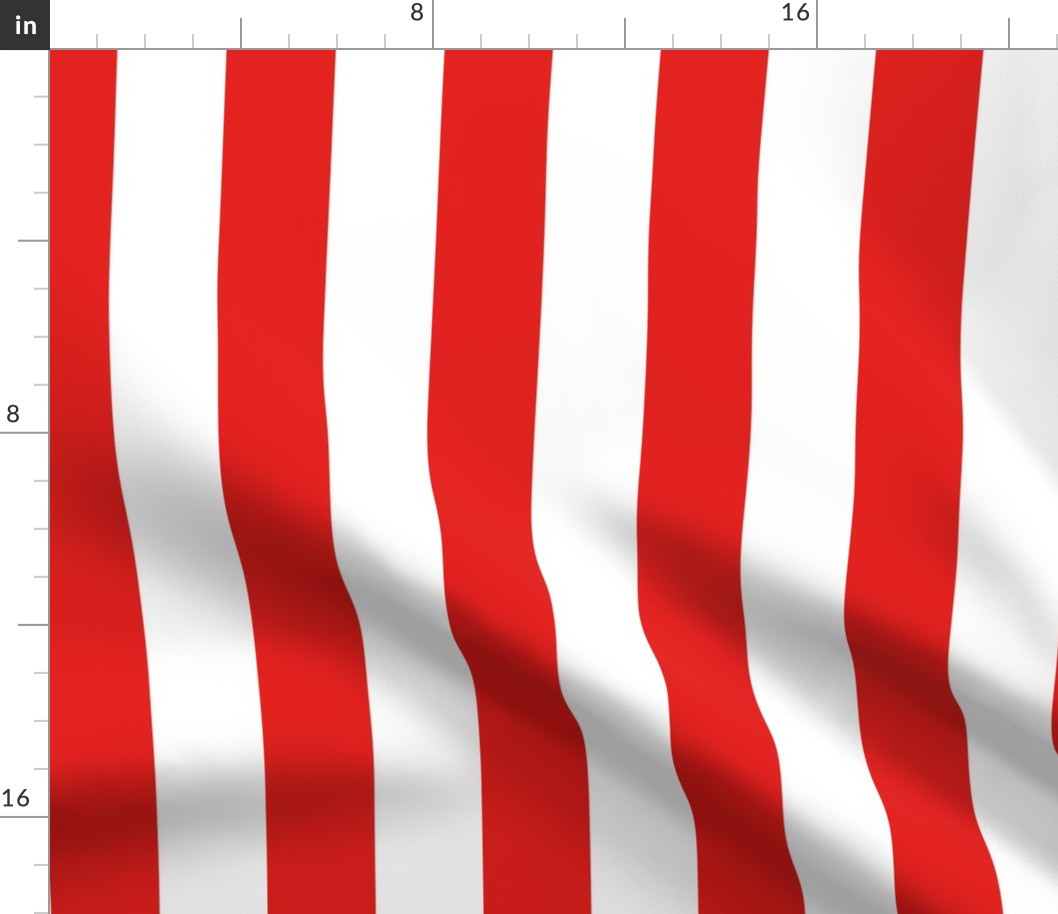 bright red vertical 2" stripes LG