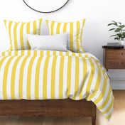 butter yellow vertical 2" stripes LG