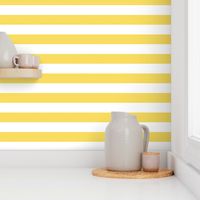 butter yellow 2" stripes LG