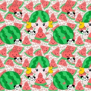 Summer Picnic Watermelon Fun- abt. 2 1/2" tall