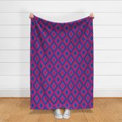 Bisexual Pride Flag Geometric Pattern 