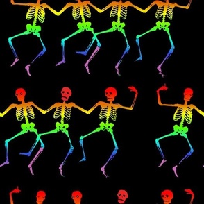 Rainbow Pride Skeletons