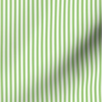 apple green ticking stripes