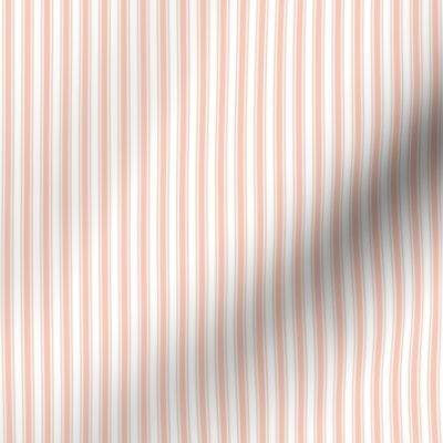 blush ticking stripes