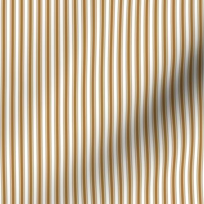 caramel ticking stripes