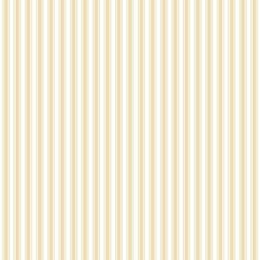 creamy banana ticking stripes