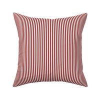 dark red ticking stripes