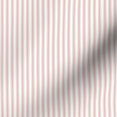 dusty pink ticking stripes