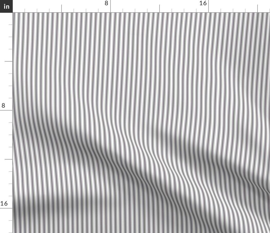 granite grey ticking stripes