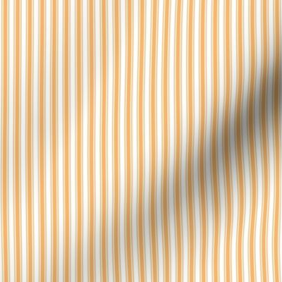 mango orange ticking stripes