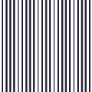 midnight blue ticking stripes