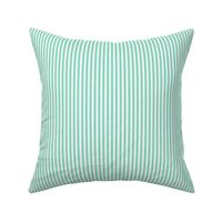 sea foam green ticking stripes