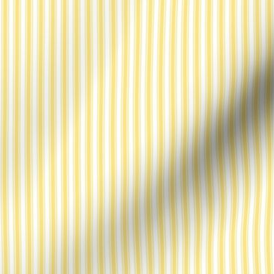 sunshine yellow ticking stripes