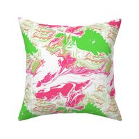 Lily marble pink green