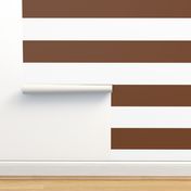 chocolate brown stripes HUGE 12"