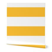 golden yellow stripes HUGE 12"