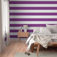grape purple stripes HUGE 12"