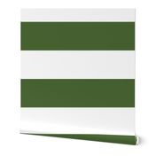 hunter green stripes HUGE 12"
