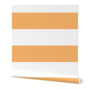 mango orange stripes HUGE 12"