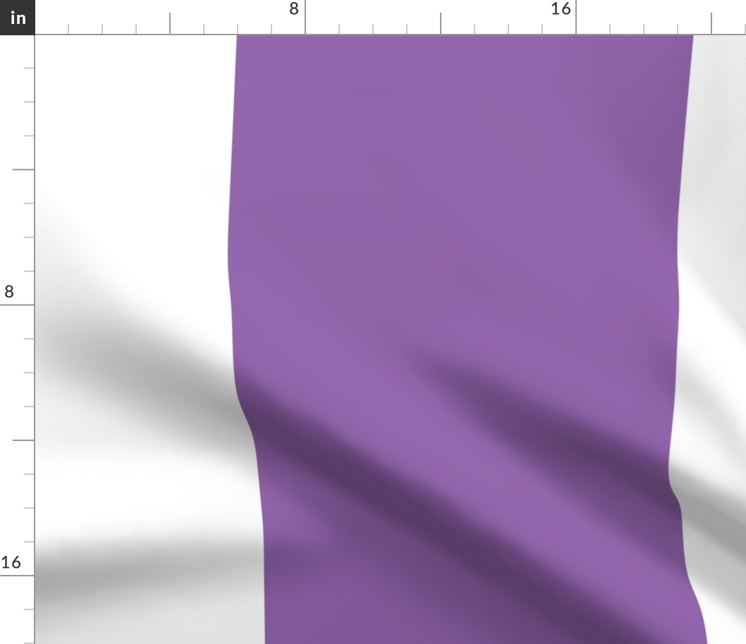 amethyst purple vertical stripes HUGE 12"