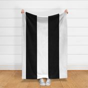 black vertical stripes HUGE 12"