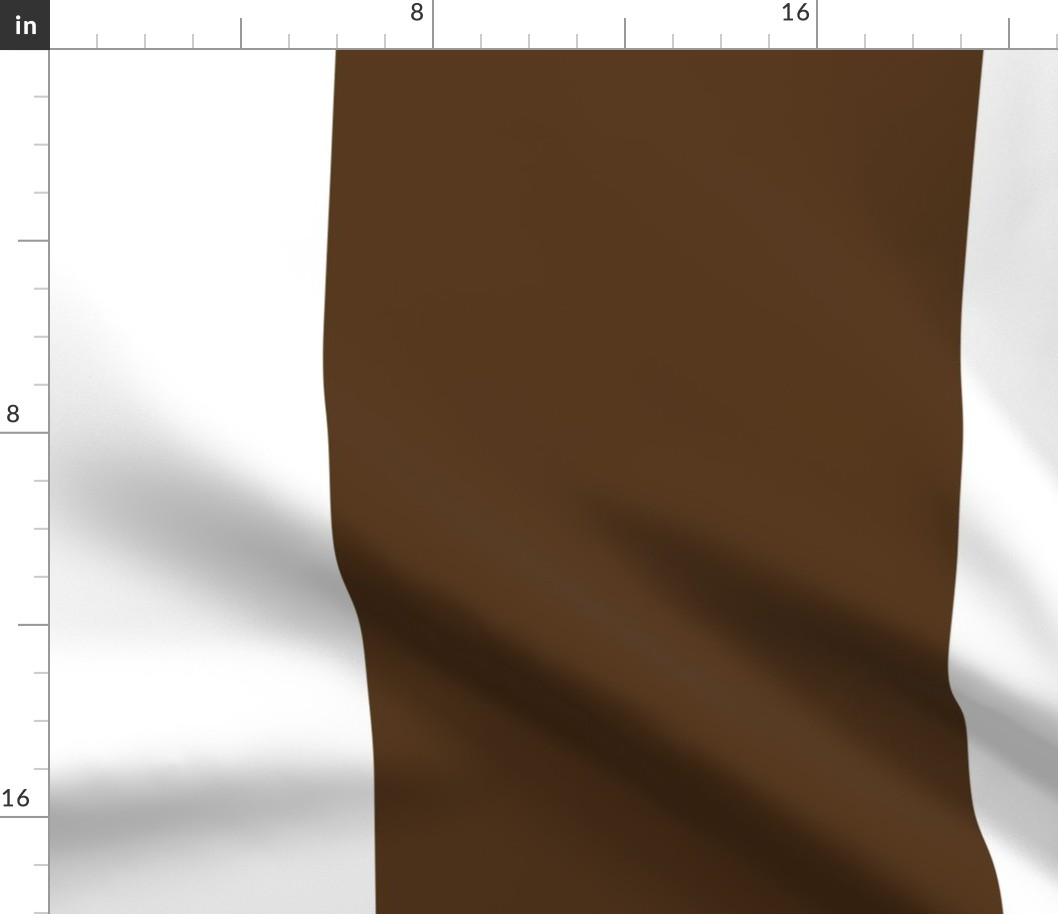brown vertical stripes HUGE 12"