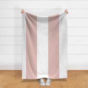 dusty pink vertical stripes HUGE 12"