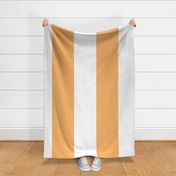 mango orange vertical stripes HUGE 12"