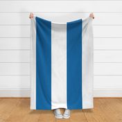 royal blue vertical stripes HUGE 12"