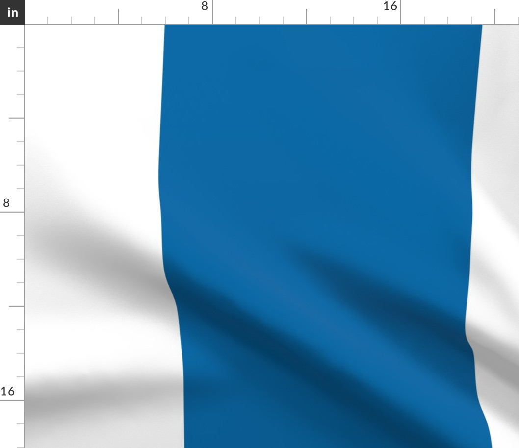 royal blue vertical stripes HUGE 12"