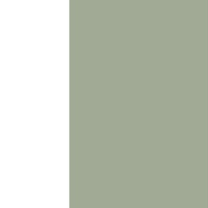 sage green vertical stripes HUGE 12"