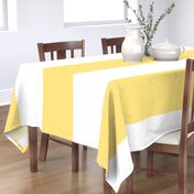 sunshine yellow vertical stripes HUGE 12"