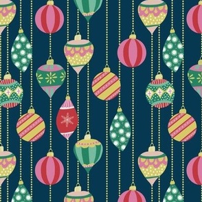 Vintage Baubles: Multicolor Hanging Ornaments