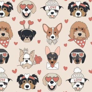 Love Notes Valentine Puppy Dogs Neutral large