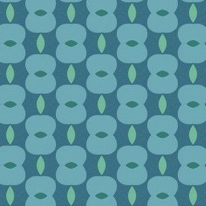 Green and blue abstract geometric design 4