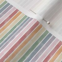 Watercolor Rainbow Stripes 