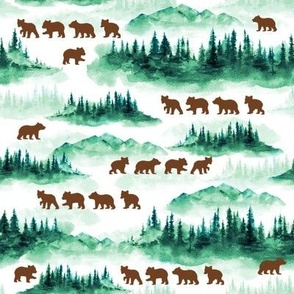 BEARS IN FOREST