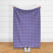 Very Peri and Cotton Candy squares - small - periwinkle squares, periwinkle grid