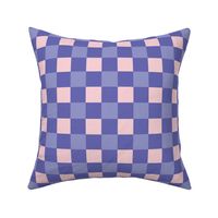 Very peri checkerboard - small