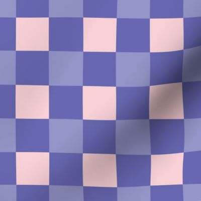 Very peri checkerboard - small