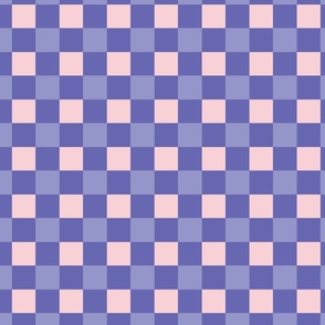 Very peri checkerboard - small