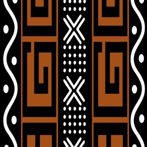 African Bogolan Mud Cloth Fabric 7